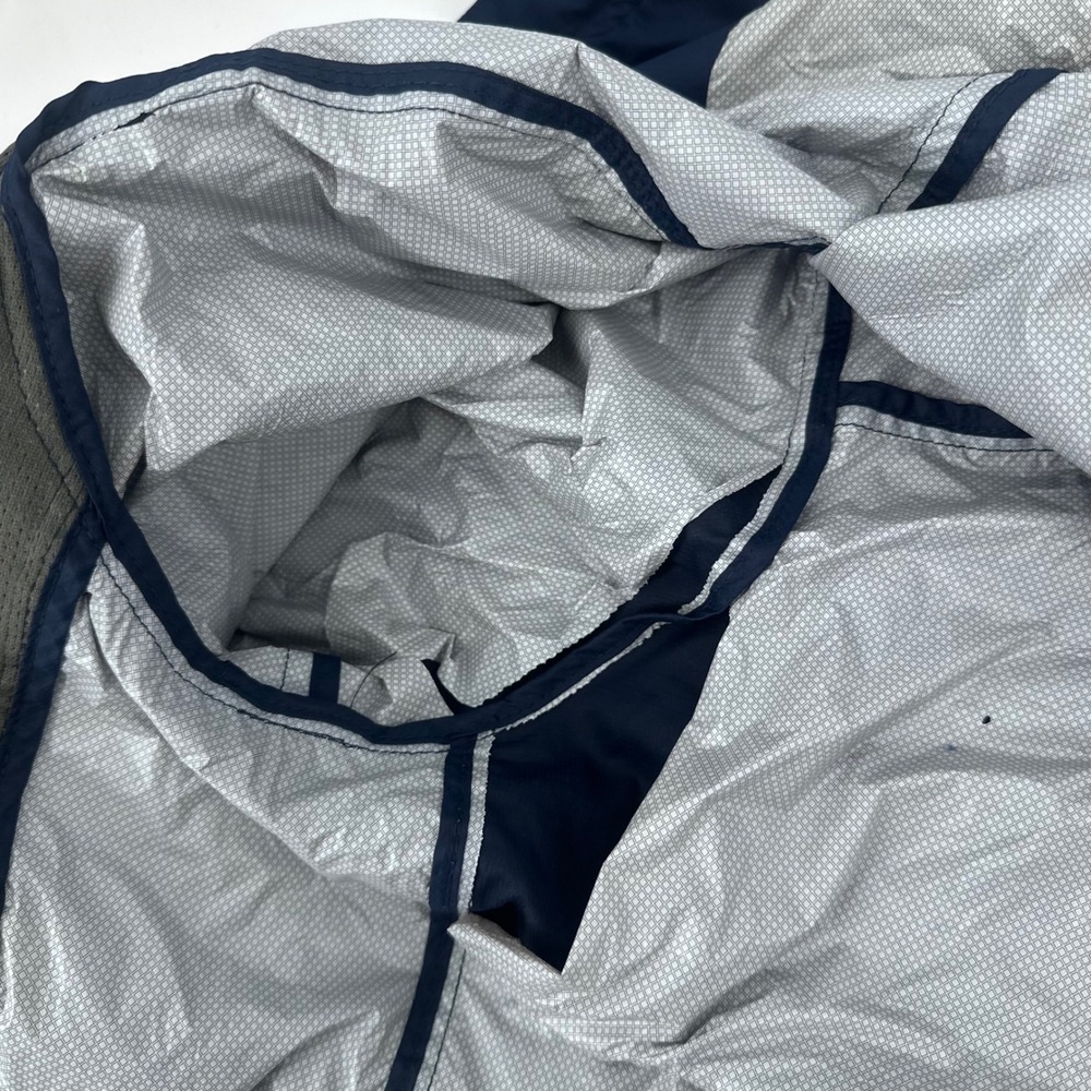 Denver Broncos Jacket Mens XL Navy Blue Full Zip Hooded Windbreaker NFL - Picture 8 of 16